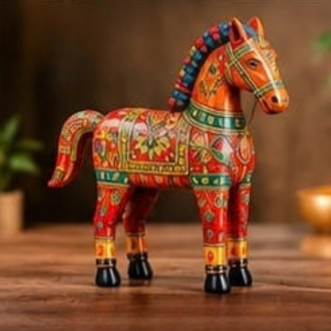 Handcrafted Traditional Decorative Horse Figurine