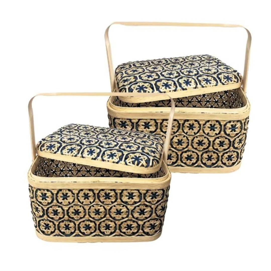 Traditional Handcrafted Decorative Storage Basket Set